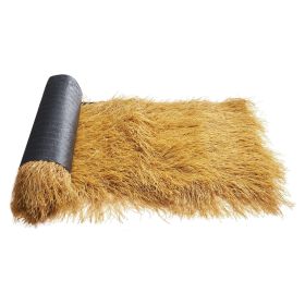 VEVOR Artificial Thatch Grass Roof, 1.3 x 3.9 ft Tiki Bar Hut Thatch Roofing Roll, Waterproof & Fire-Resistant