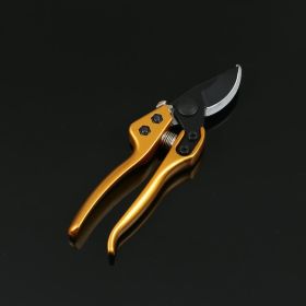 Garden Shears Hand Pruner Gardening Scissors (Color: Yellow)