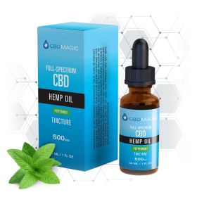 Full Spectrum CBD Oil (Flavours: Peppermint, Dosages: 500mg)